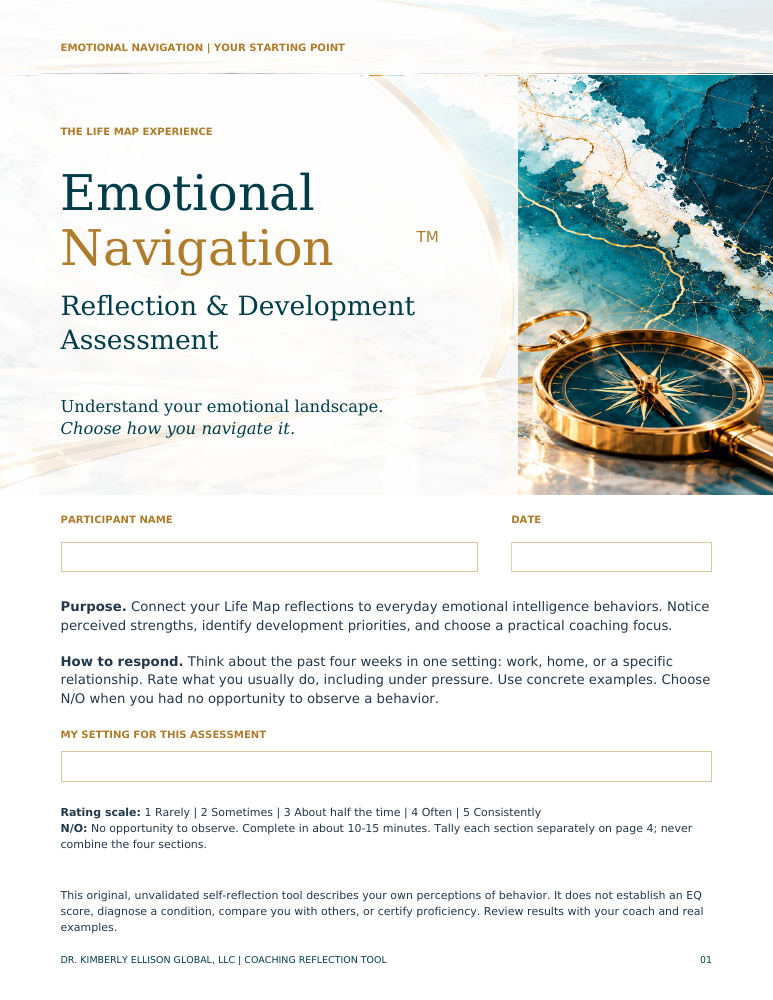 Emotional Navigation Reflection and Development Assessment cover